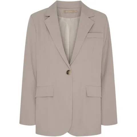 Marta du Château blazer MdcMajken 15502RC – Dark Beige — produktfoto