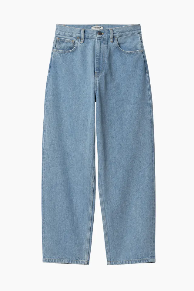 Carhartt W' Brandon Pant - Blue (Stone Bleached) – Carhartt WIP — produktfoto