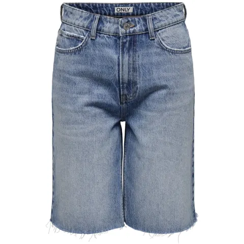 ONLY shorts Onlcaro – Medium blue denim — produktfoto