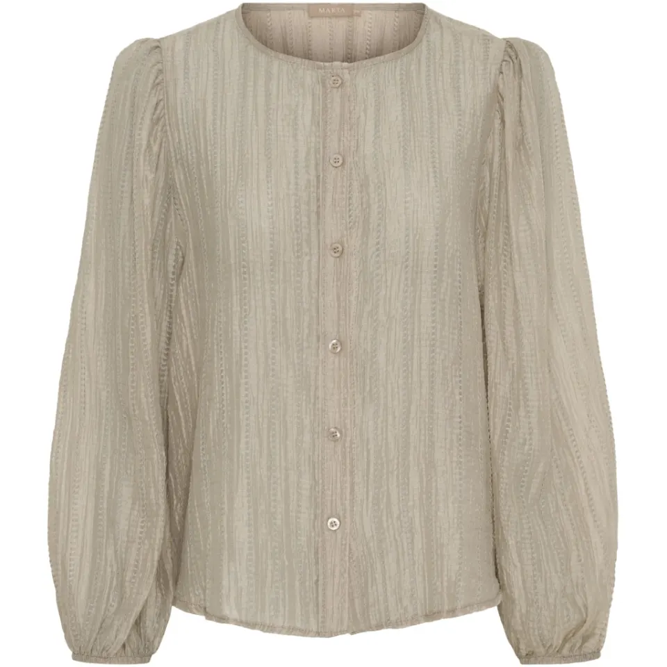 Marta du Château bluse MdcRoselle 58136PM – Fango — produktfoto