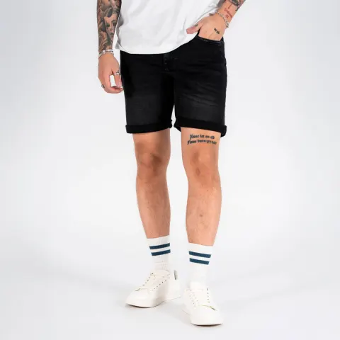 Marcus MAlesli 2221 denim shorts – Sort — produktfoto