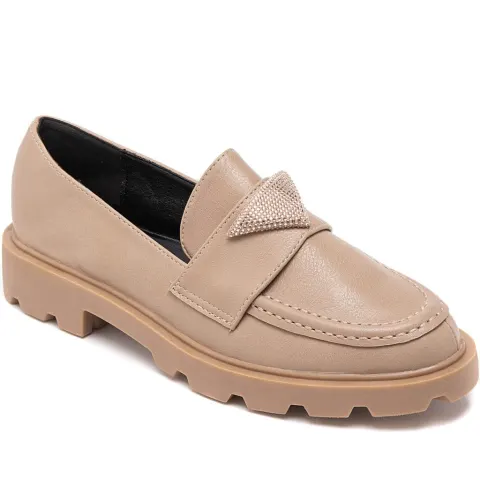 Kikka loafers 8021 – Kaki — produktfoto