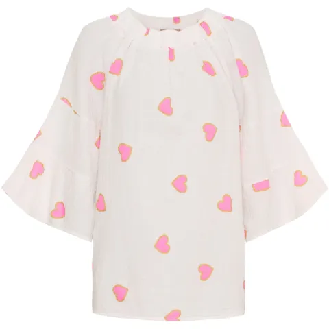 Marta du Château bluse MdcPutte 7316 – PINK HEART — produktfoto