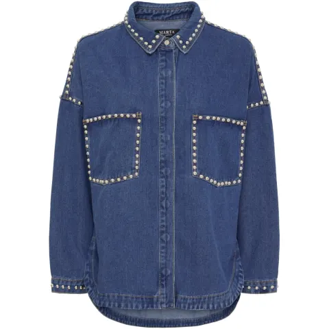Marta du Château skjorte MdcEila MDC212-8304 – Denim — produktfoto