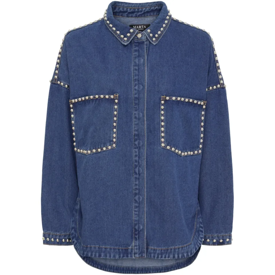 Marta du Château skjorte MdcEila MDC212-8304 – Denim — produktfoto