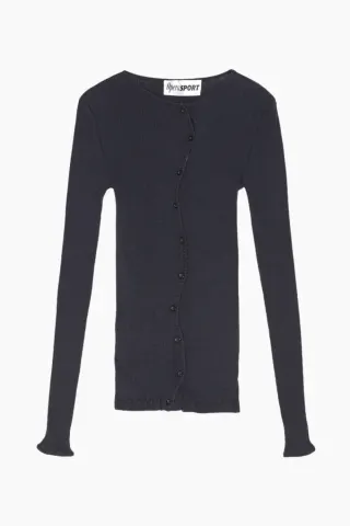 OpéraSPORT Claire Seamless Top – sort — produktfoto