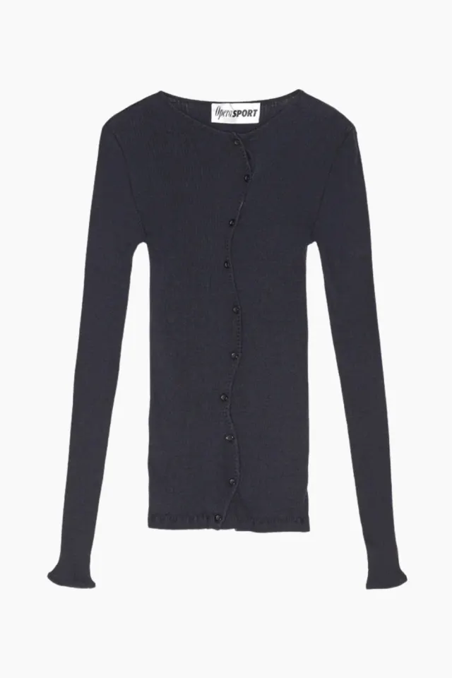 OpéraSPORT Claire Seamless Top – sort — produktfoto