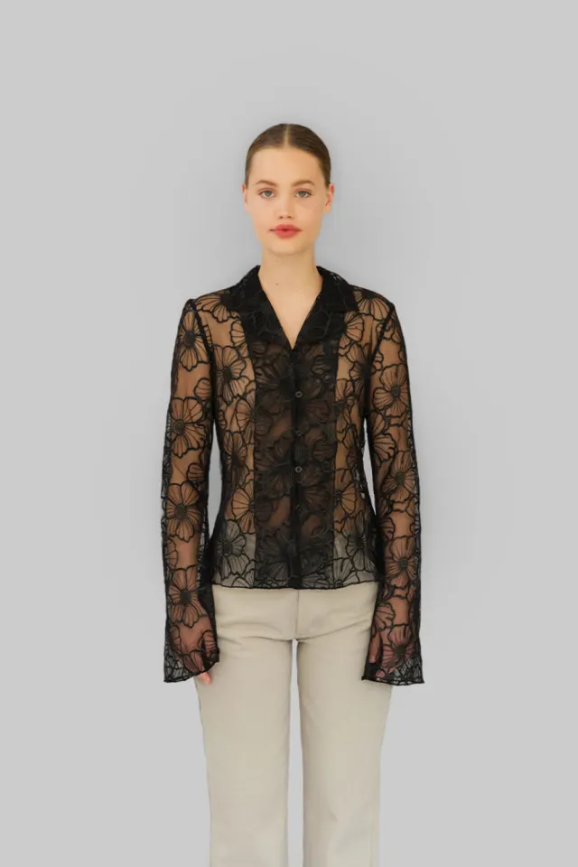 OpéraSPORT Flora Shirt – sort — produktfoto