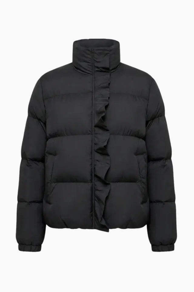OpéraSPORT Ambra Short Puffer Jacket – sort — produktfoto