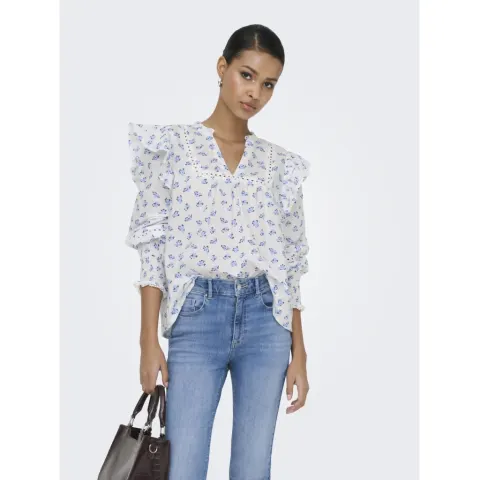 ONLY bluse Onlidris – Cashmere Blue MINI FLORAL — produktfoto