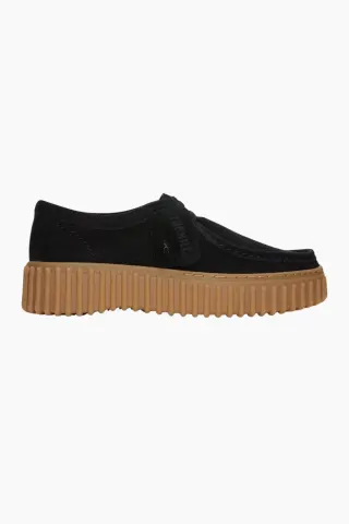 Clarks Torhill Bee – Black Suede — produktfoto