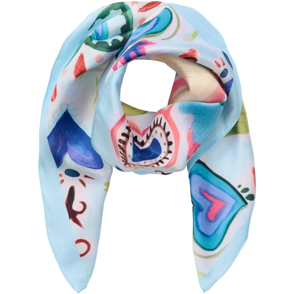 Marta du Château tørklæde MdcFinja BA-Scarf – Blue3329 — produktfoto