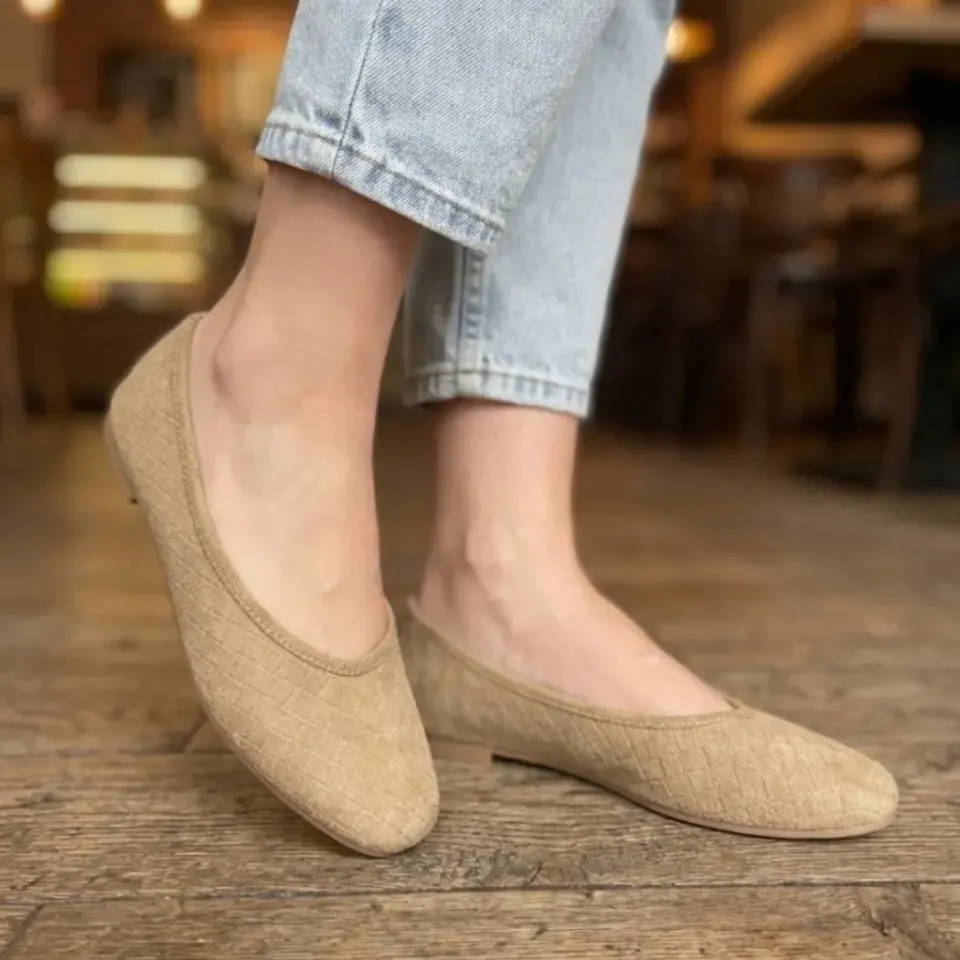 Marceline ballerina sko ZU117-55 – Khaki — produktfoto
