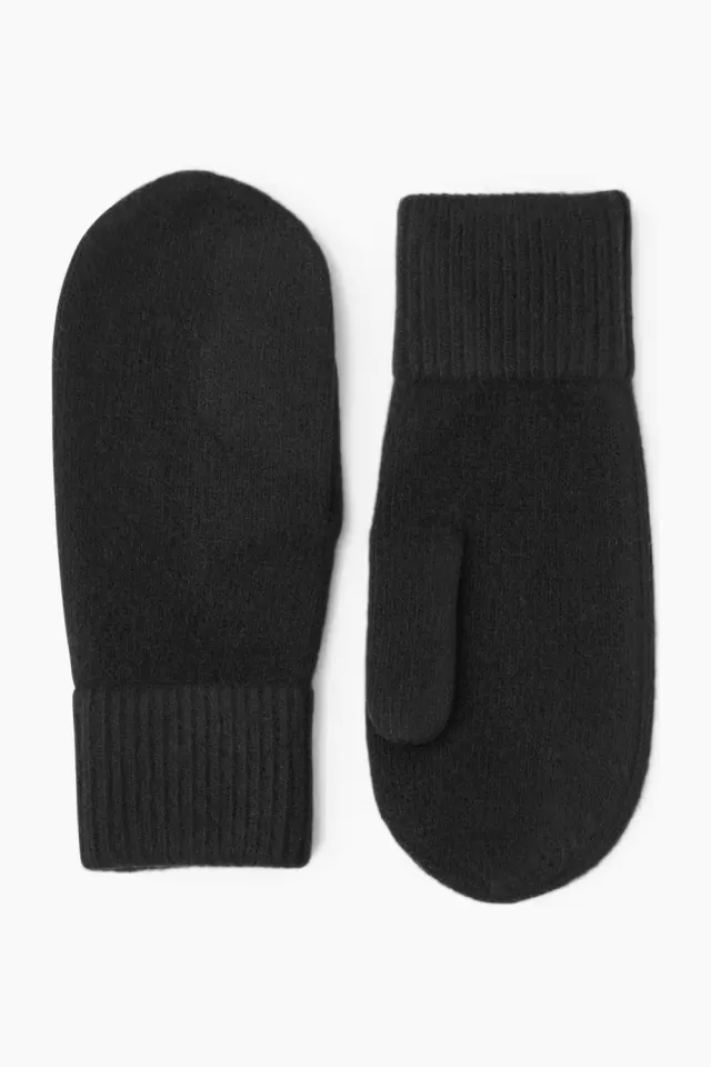 Hestra Ladies' Cashmere Mitt 2½ Bt – sort — produktfoto