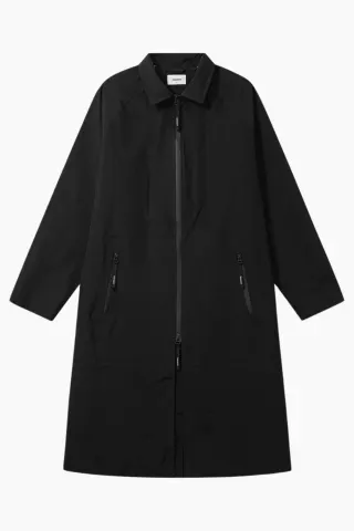 bareen WP Trench Coat – sort — produktfoto