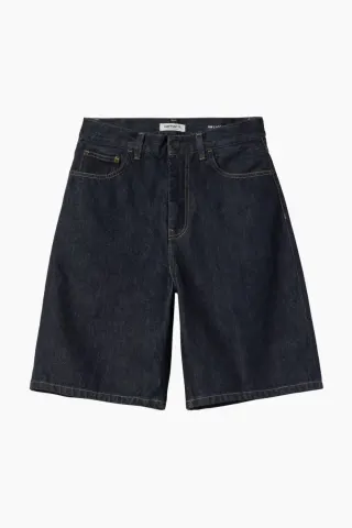 Carhartt W' Brandon Short I037021 - Denim Blue Rinsed – Carhartt WIP — produktfoto