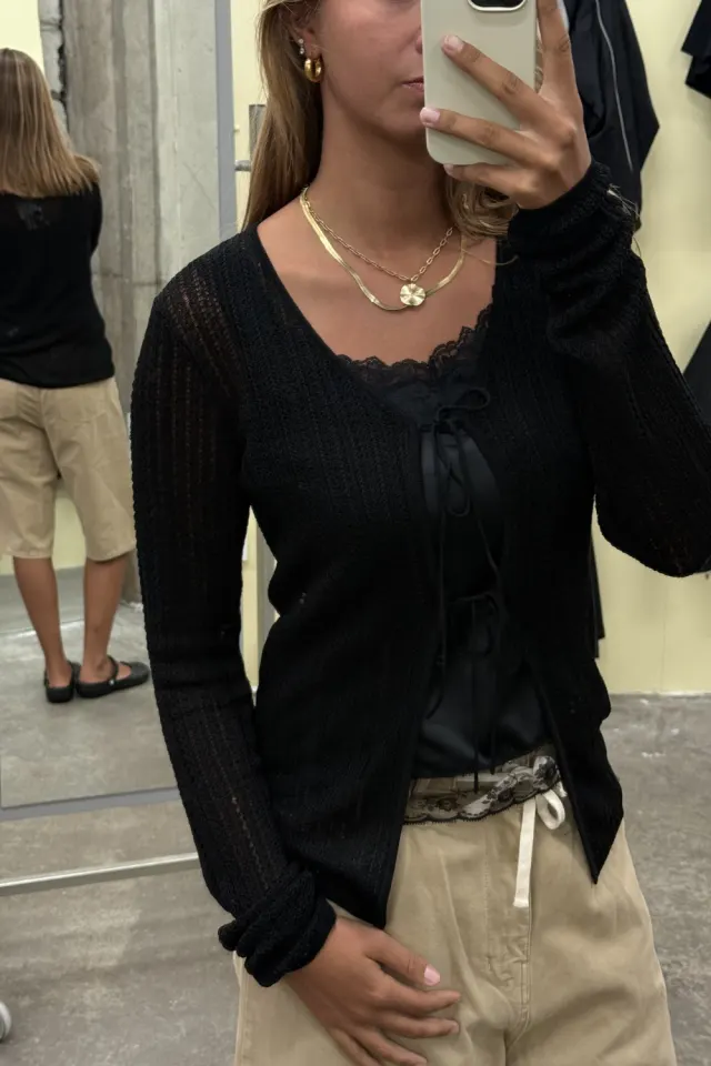 H2O Fagerholt Cannes Blouse – sort — produktfoto