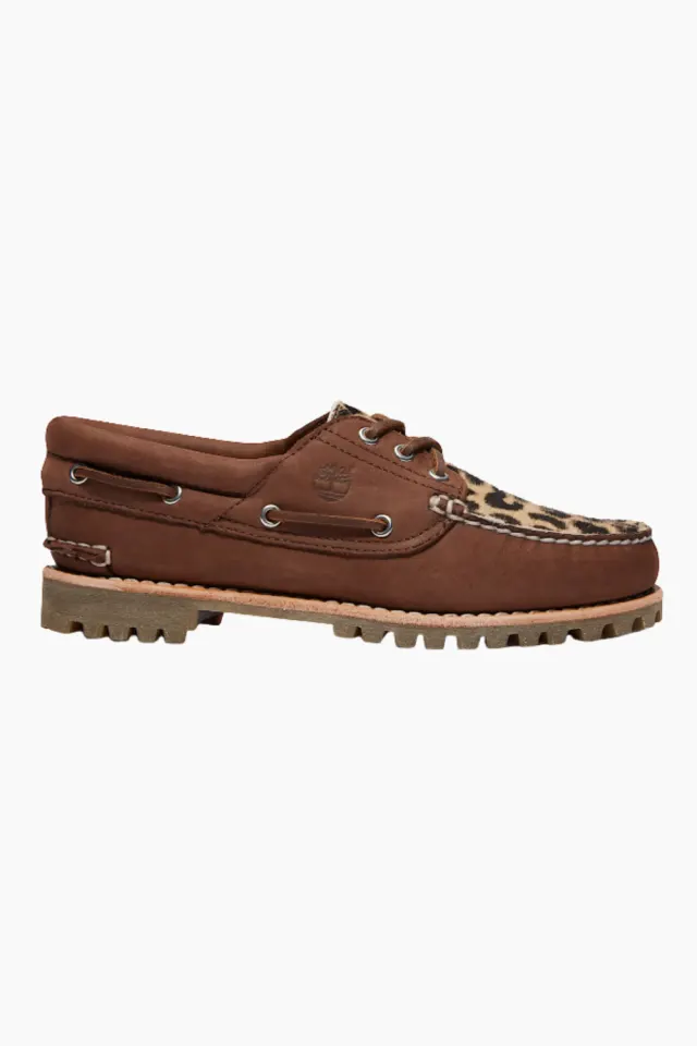 Timberland Authentic Boat Shoe – Medium Brown Nubuck — produktfoto