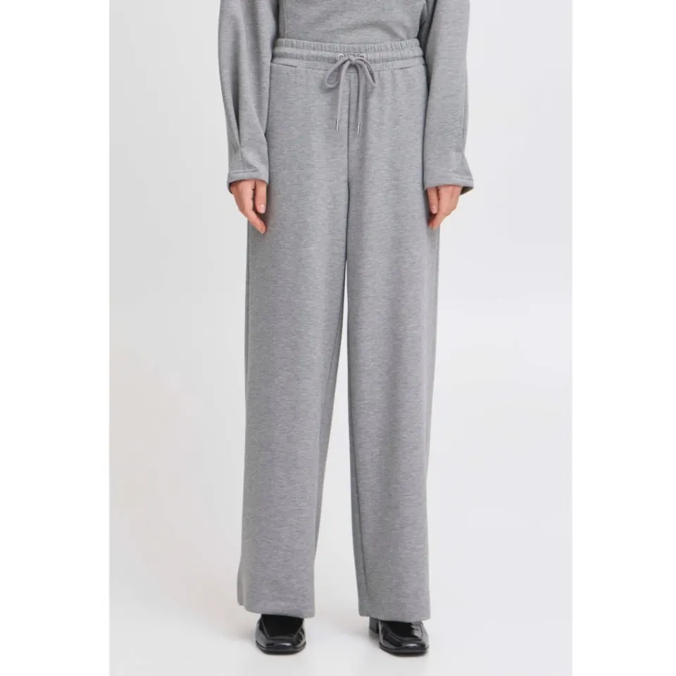 b.young Bukser Bypusti – Mid Grey Melange — produktfoto