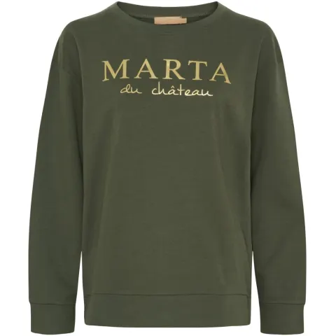 Marta du Château sweatshirt MdcAnnemette J-639 – Military — produktfoto