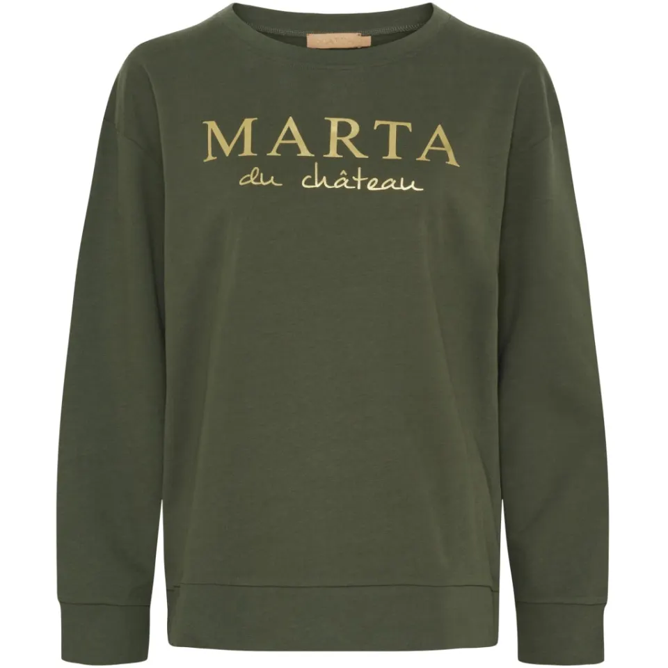 Marta du Château sweatshirt MdcAnnemette J-639 – Military — produktfoto