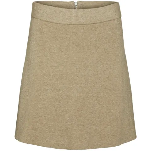 Vero Moda nederdel Vmgold – Silver Mink W. MELANGE — produktfoto