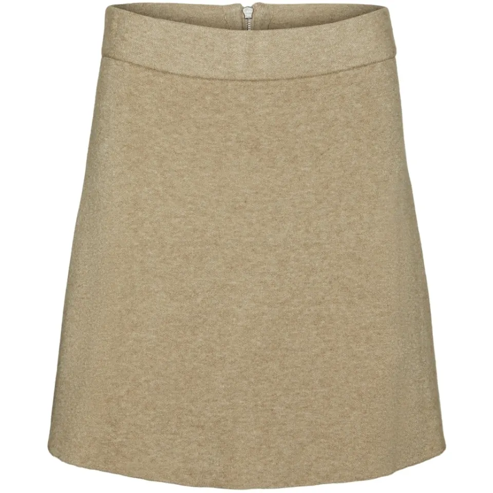 Vero Moda nederdel Vmgold – Silver Mink W. MELANGE — produktfoto