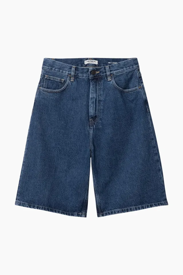 Carhartt W' Brandon Short I037021 - Blue Stone Washed – Carhartt WIP — produktfoto