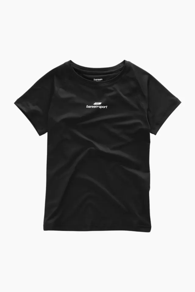bareen Stretch Tee – sort — produktfoto
