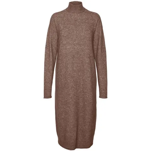 Vero Moda kjole Vmkaden – Brown Lentil MELANGE — produktfoto
