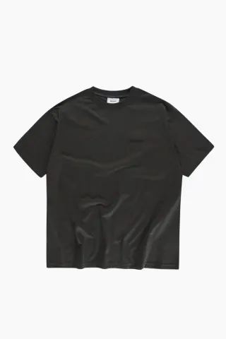 bareen Box Fit T-shirt Logo – Vintage Black — produktfoto
