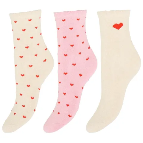 b.young strømper box Byvilaine – HEARTS SOCK — produktfoto