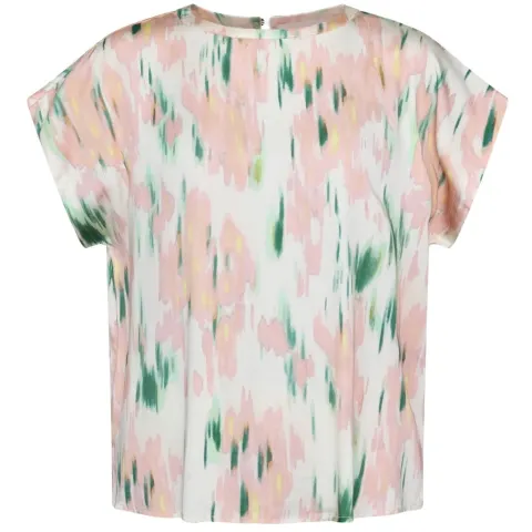 Sisters Point top Emily – Green Coral Graphic — produktfoto