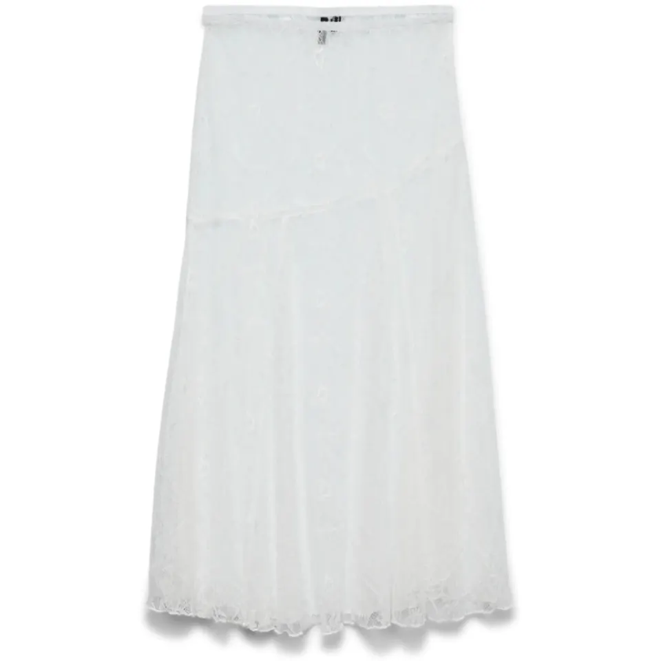 Vero Moda nederdel Vmharper – Bright White — produktfoto