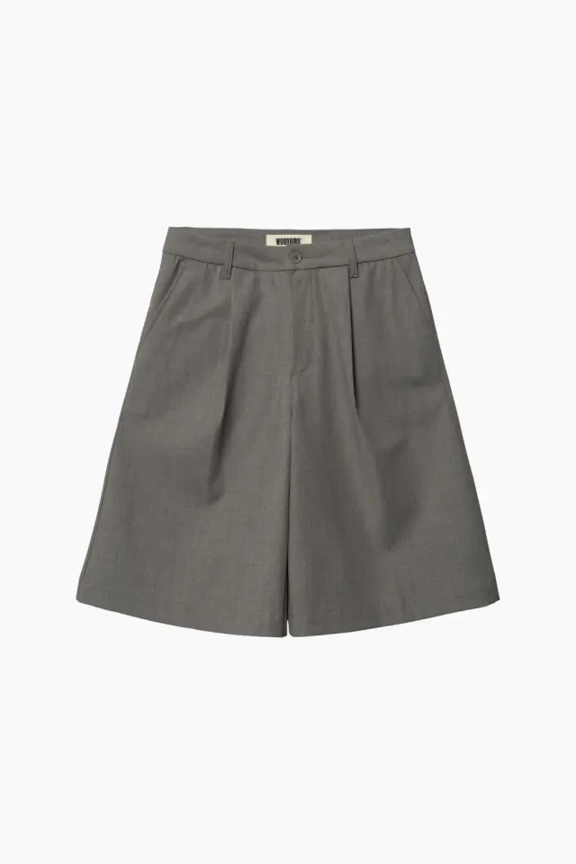 Woodbird WBSoul Guan Shorts – Sand Melange — produktfoto