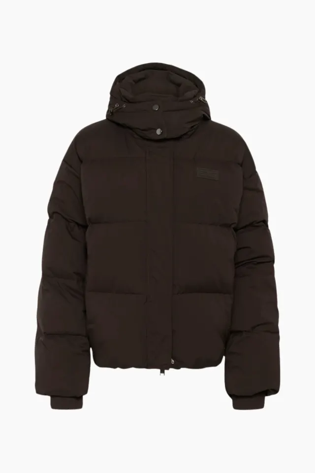Gestuz GZroa Short Puffer – Ganache — produktfoto